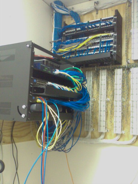 networking cables after