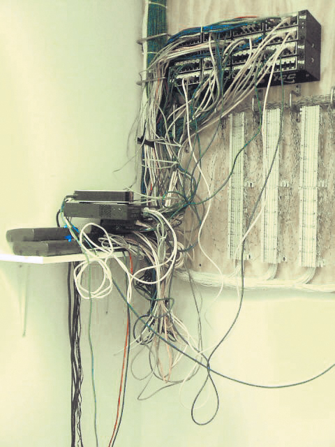 networking cables before